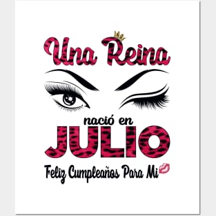 Una Reina Nació en Julio Posters and Art